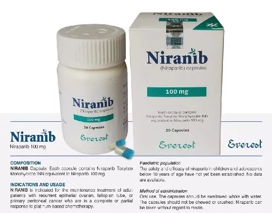 尼拉帕利(则乐)国家药监局新适应症获批，卵巢癌一线维持治疗