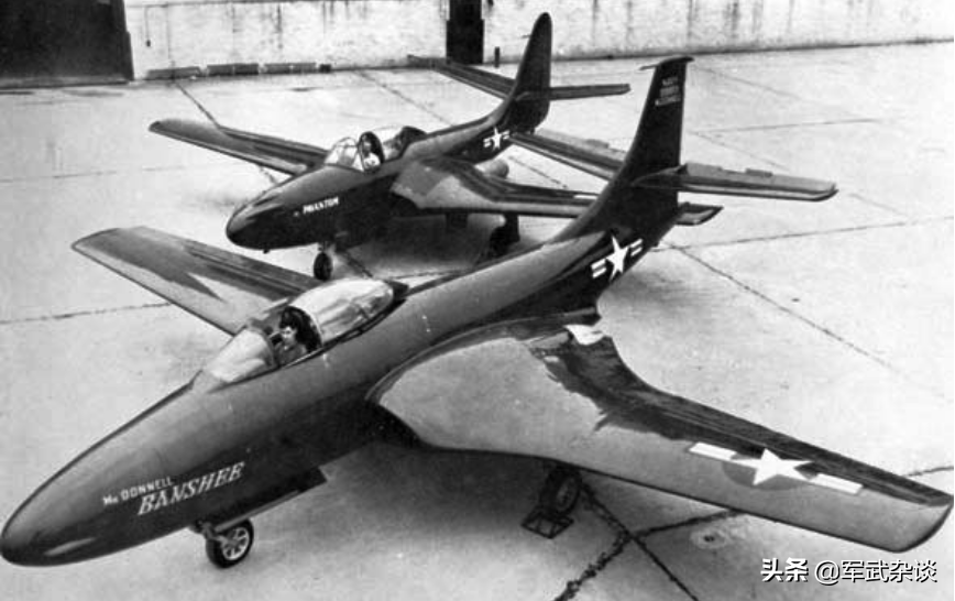 海鹰比翼齐浪飞，从FH-1到“恶魔”，美国海航早期舰载机发展之路