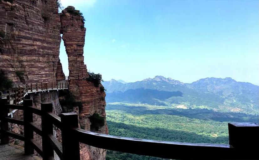 The Danxia Landform In The Taihang Mountains Can Be Called The Place 