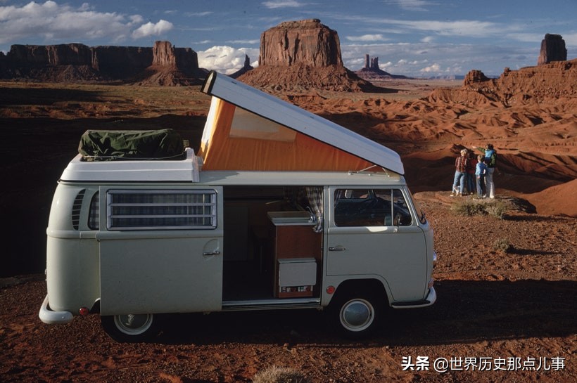 20世纪真实老照片：美国人为何喜欢自驾游？这是