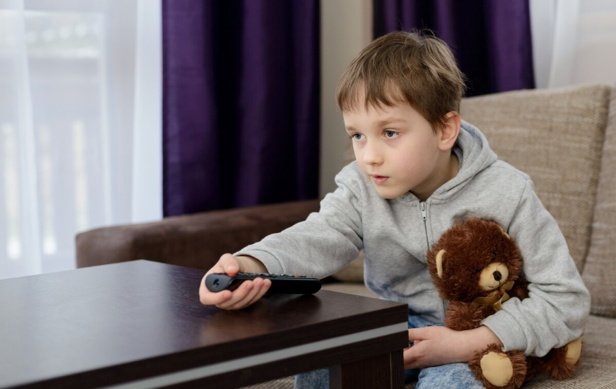 "Watching TV" and "do not watch TV" children will have three obvious