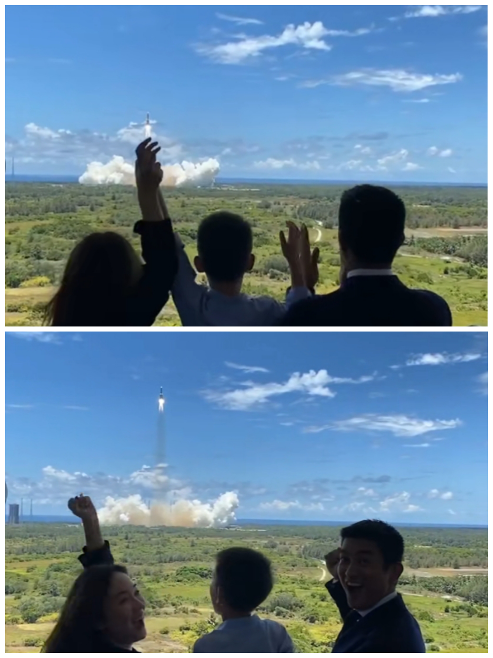 霍思燕儿子嗯哼曝近照，外型帅气站姿笔直，细胳膊瞩目婴儿肥消失