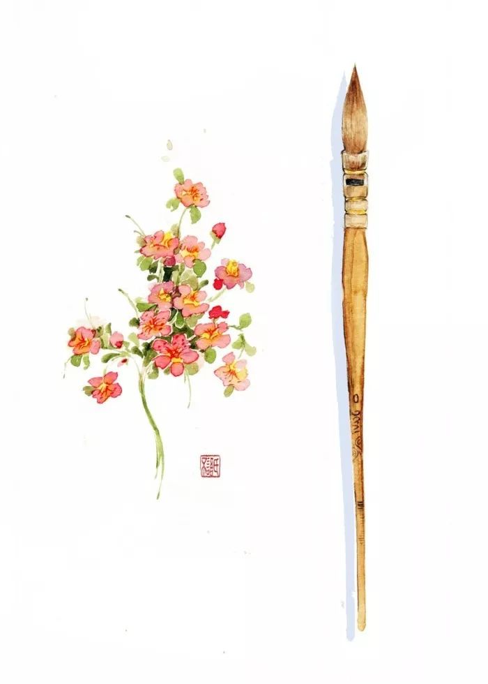 古风美物插画 | 裁为合欢扇，团团似明月