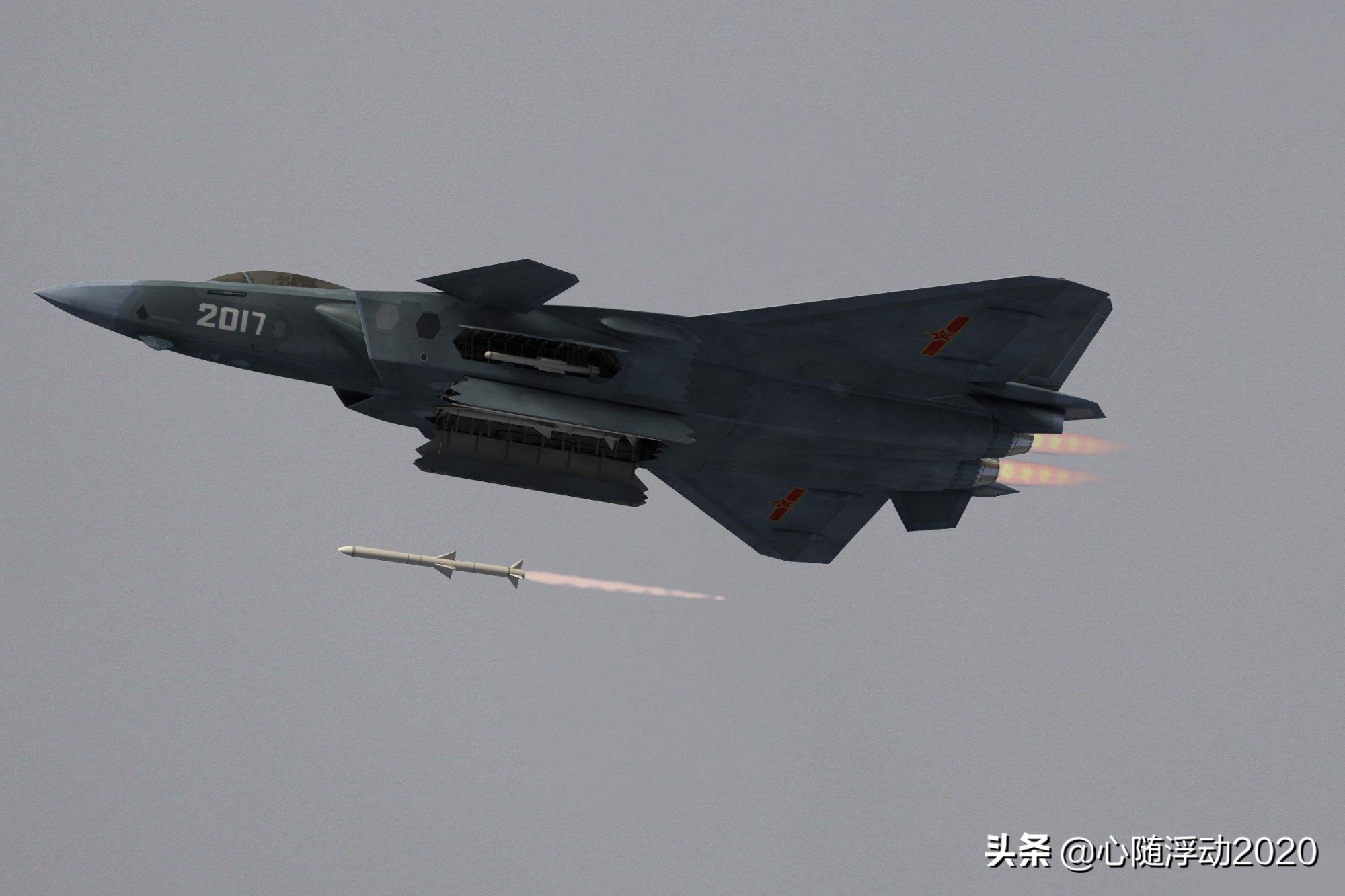 歼-20的鸭翼气动布局足够优秀，难怪在中国航空发展史上留下一笔