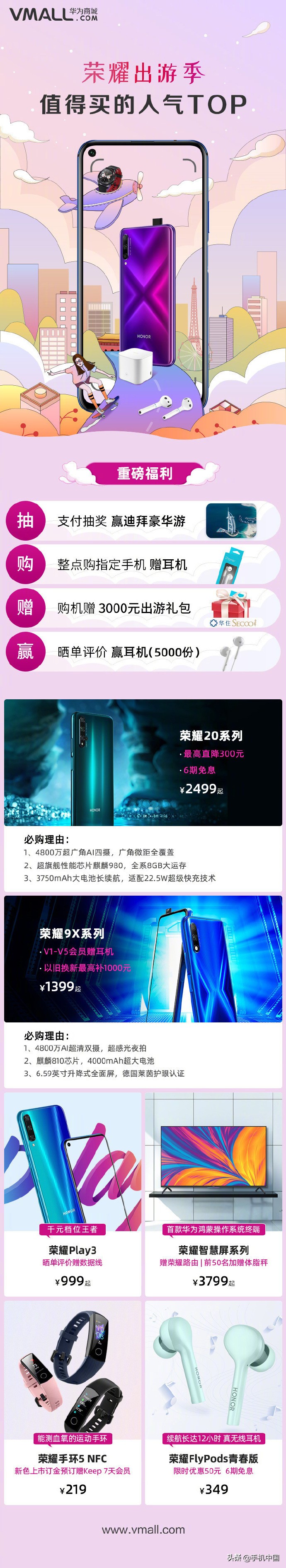 荣誉出行季 选购荣耀9X系列产品新旧置换最大补助一千元