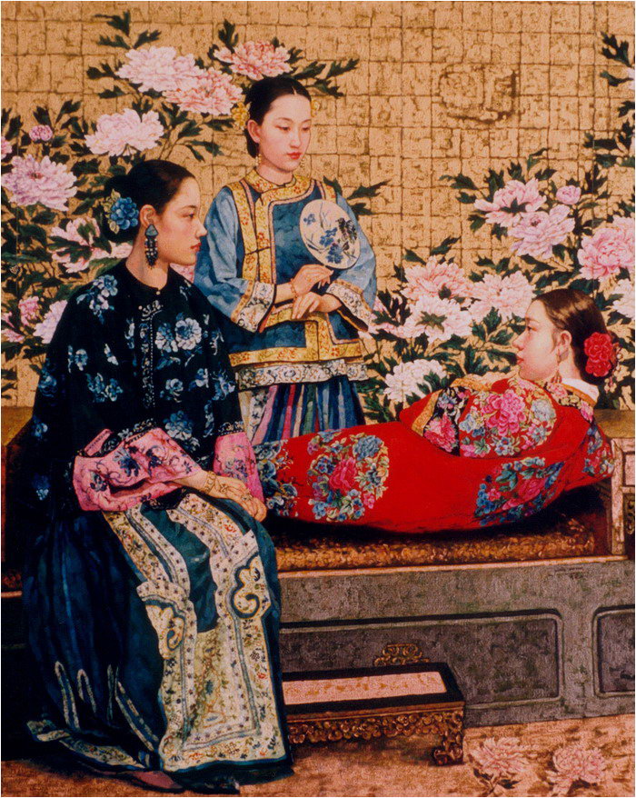 华丽而平淡，繁复而素净——著名画家「王俊英」油画作品欣赏