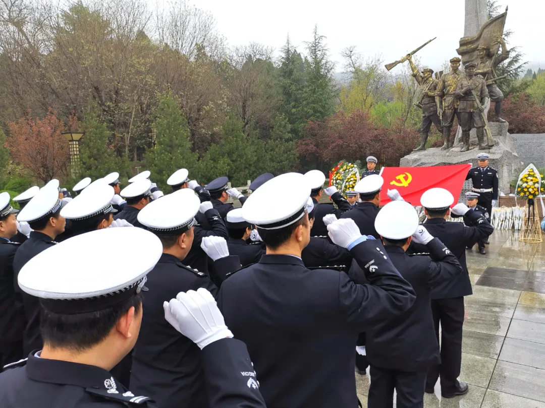 商洛交警开展党史学习教育 传承红色基因