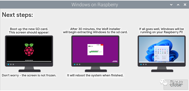 6步傻瓜式点击在树莓派上安好Win11