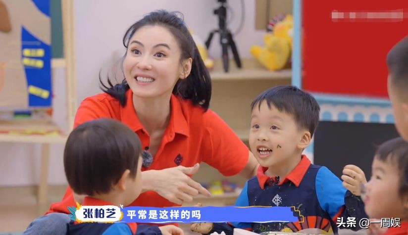 张柏芝体验当幼师，经验丰富让人佩服，终于明白她为何生三胎