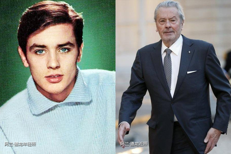 42年后《佐罗》主演今昔照，阿兰德龙老了，童自