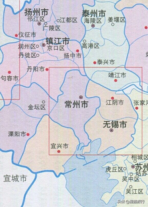 常州,差点就没有太湖和长江了
