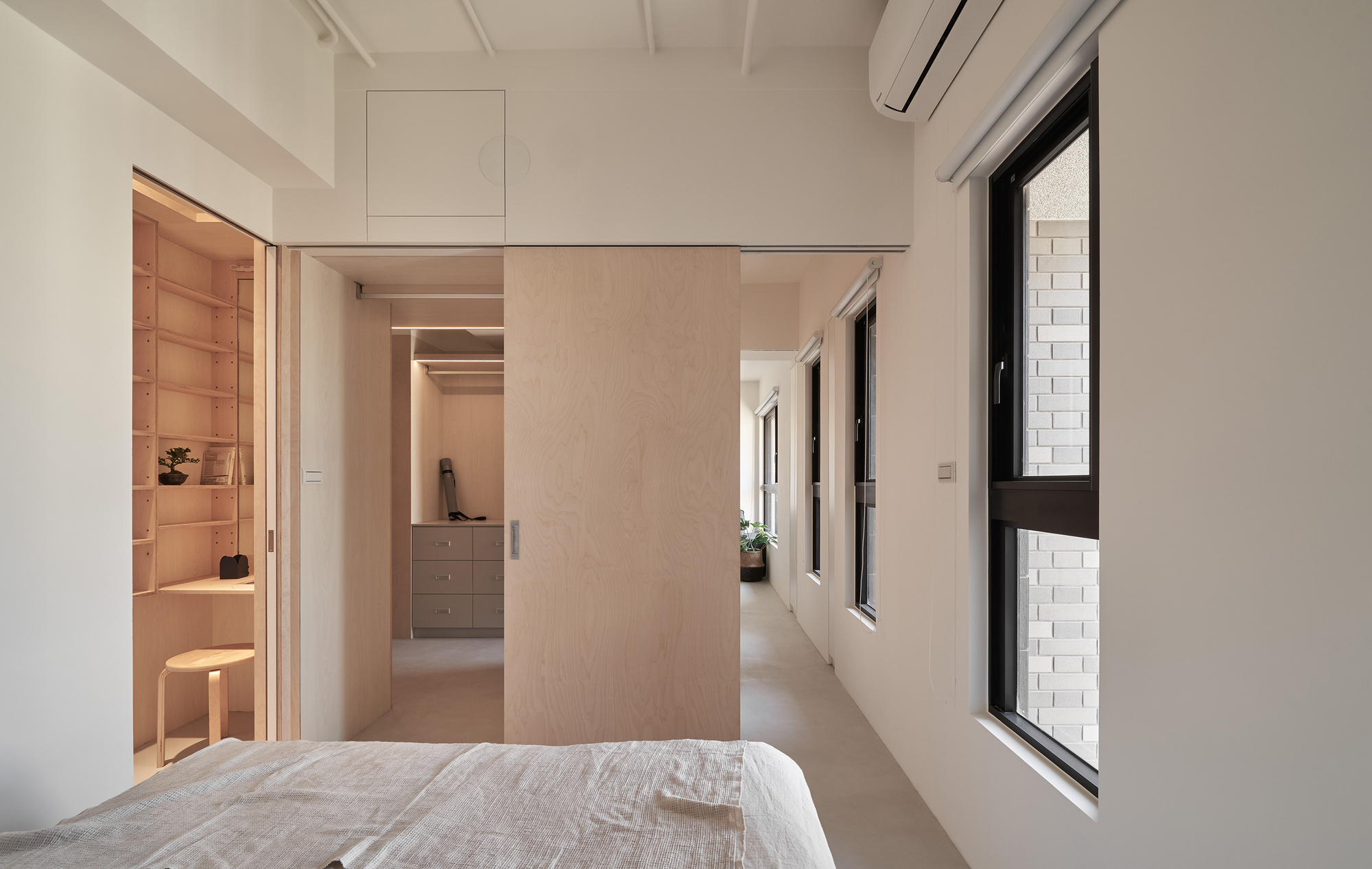 多环形流线玩转45m²公寓，小家秒变健身房