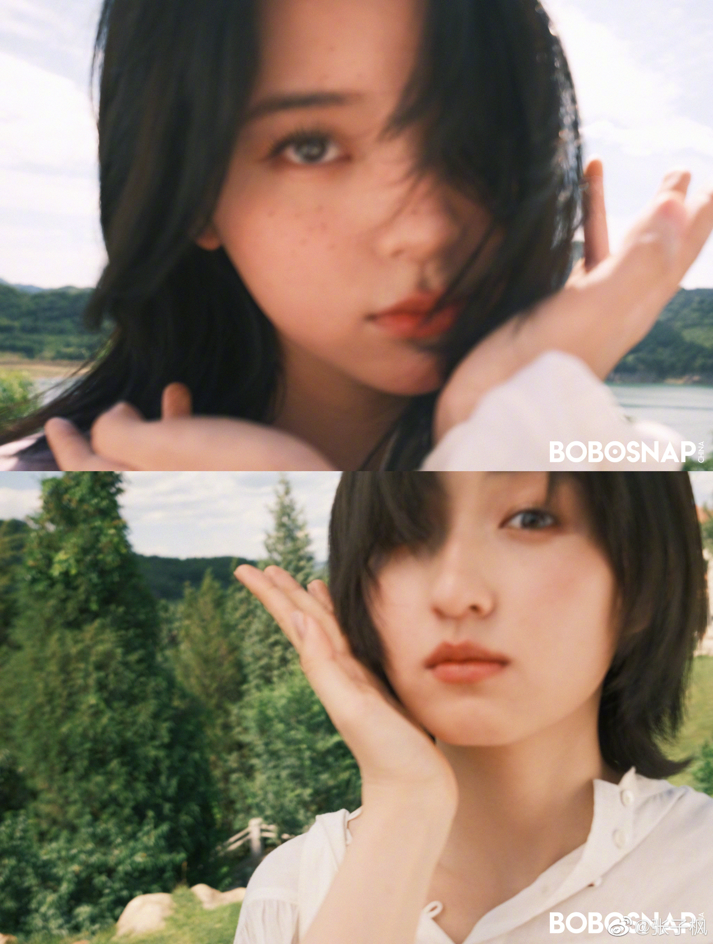 Ouyang Nana and Zhang Zifeng combined for the cover of Ningxia, too ...