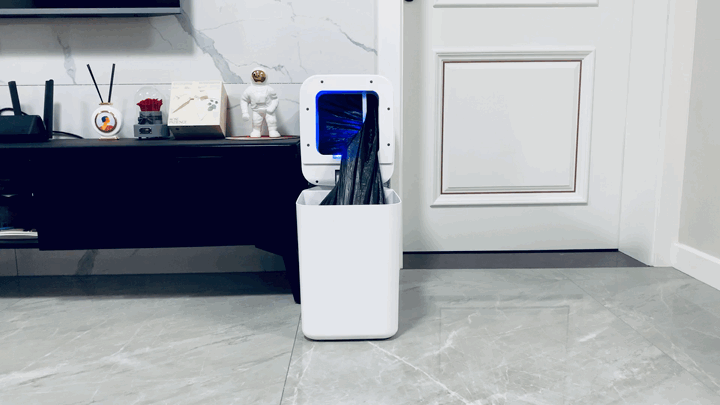 自动感应开合、打包的全智能垃圾桶开箱体验—拓牛T1智能垃圾桶