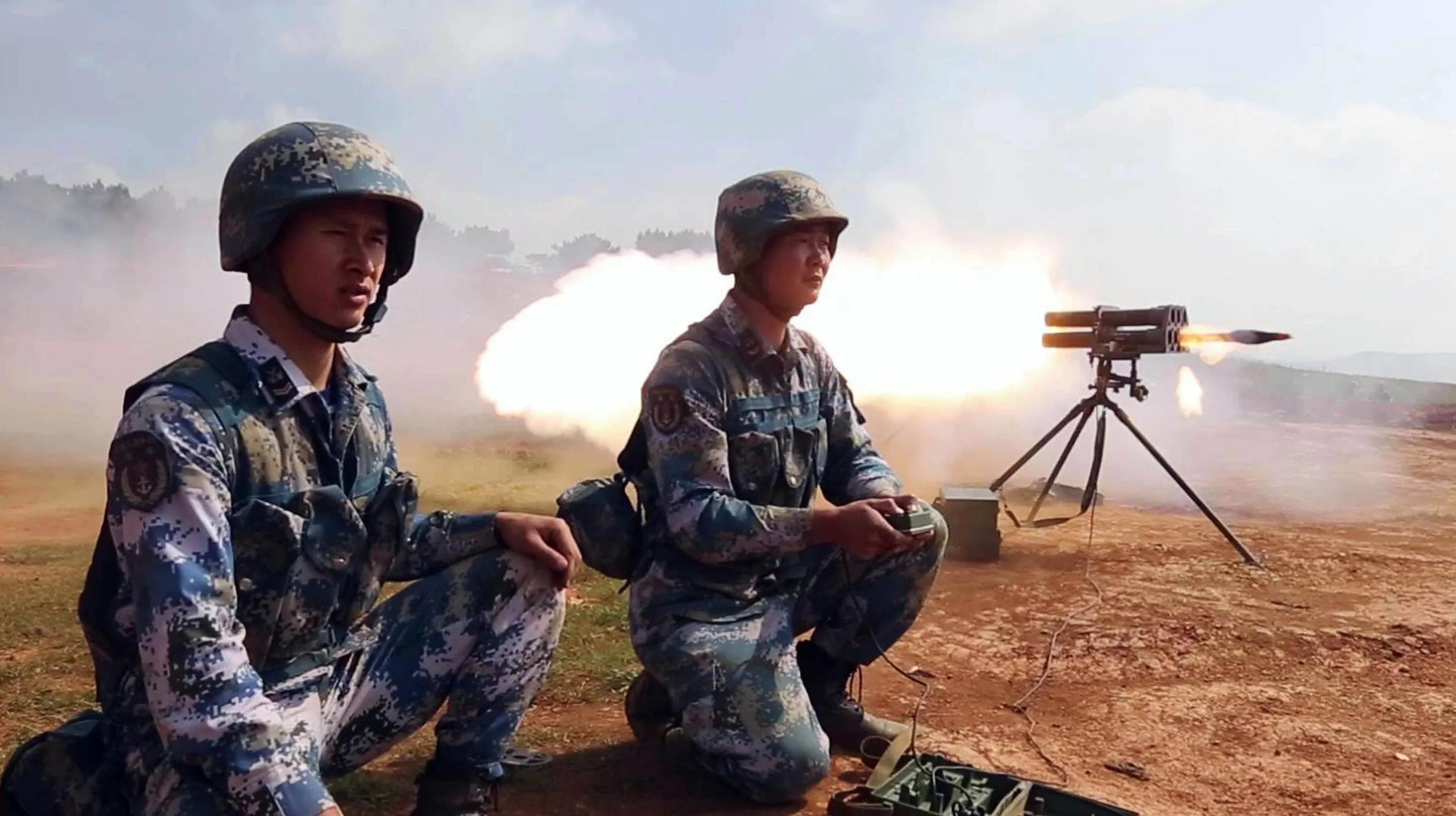 The smallest rocket launcher of the People's Liberation Army, ultra