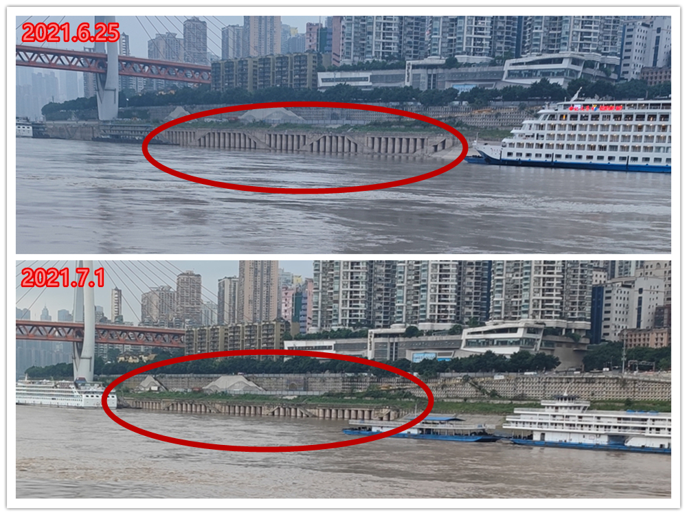 还记得去年被淹的重庆主城吗？今年汛期又来了，想看稀奇吗？