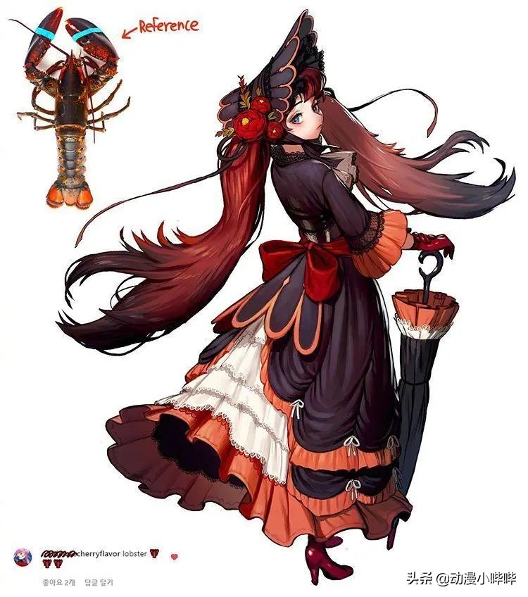 萬物皆可擬人化：這只龍蝦姐姐雖然很霸氣，卻不如水母萌妹受歡迎