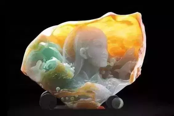 一块4色翡翠能卖300万?翡翠的颜色越多越值钱?千万别被骗了