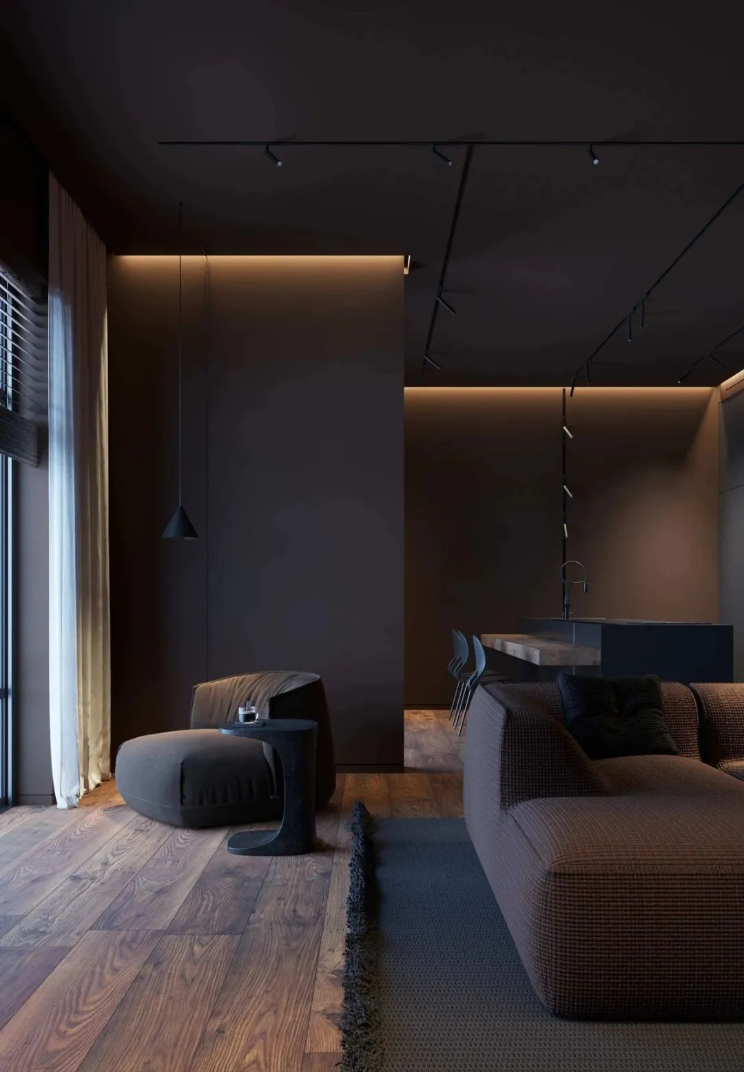 灯光设计还能这么玩？线性灯+装配式，一秒唤醒家的极致魅力