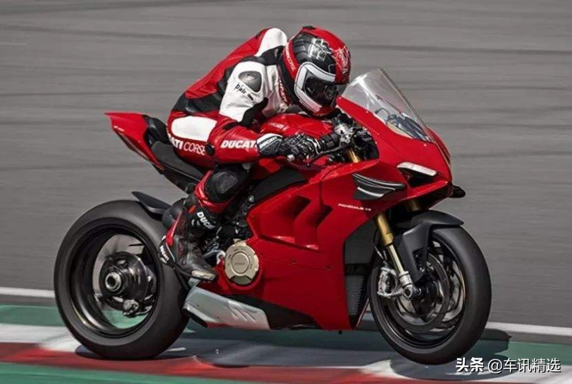 28.八万的高級电力机车，全新升级杜卡迪Panigale V4 S，为跑道和折弯为之