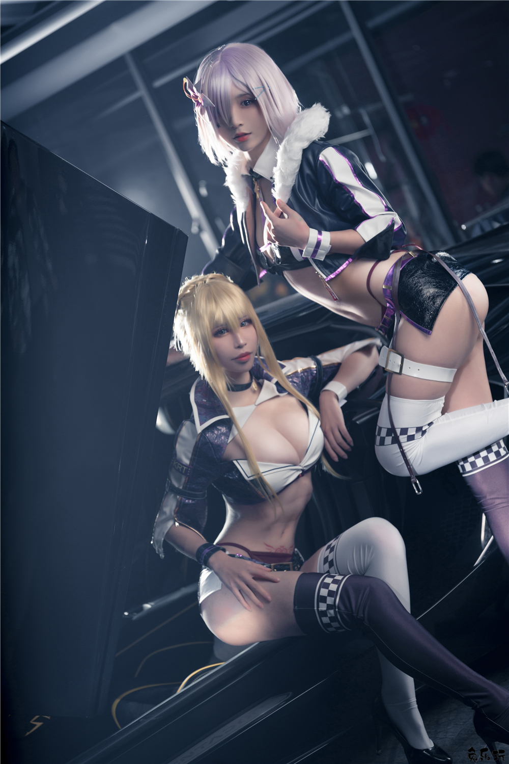 【cosplay】爱老师_PhD作品合集精选丨玛修-黑枪呆-同人赛车