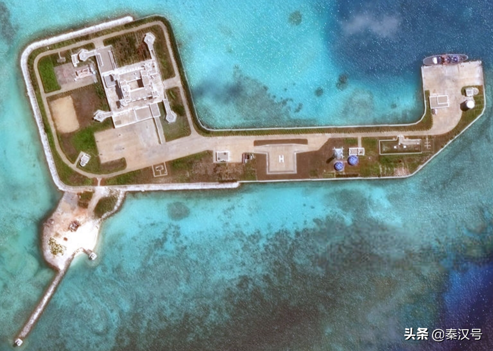 东门岛：面积仅有美济岛百分之一，监控三礁，号称南海国门第一礁
