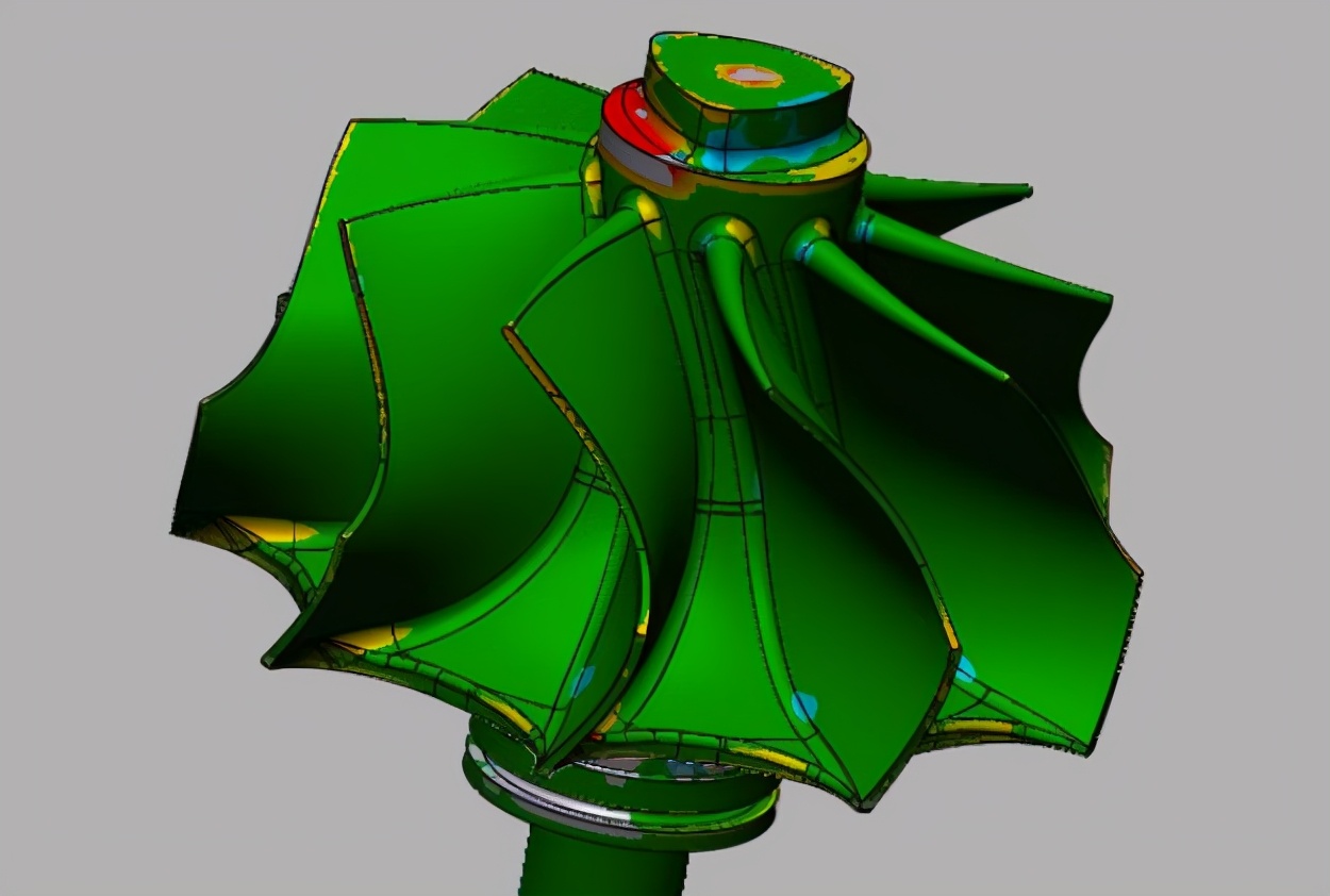 逆向建模涡轮三维激光扫描逆向建模检测服务案例