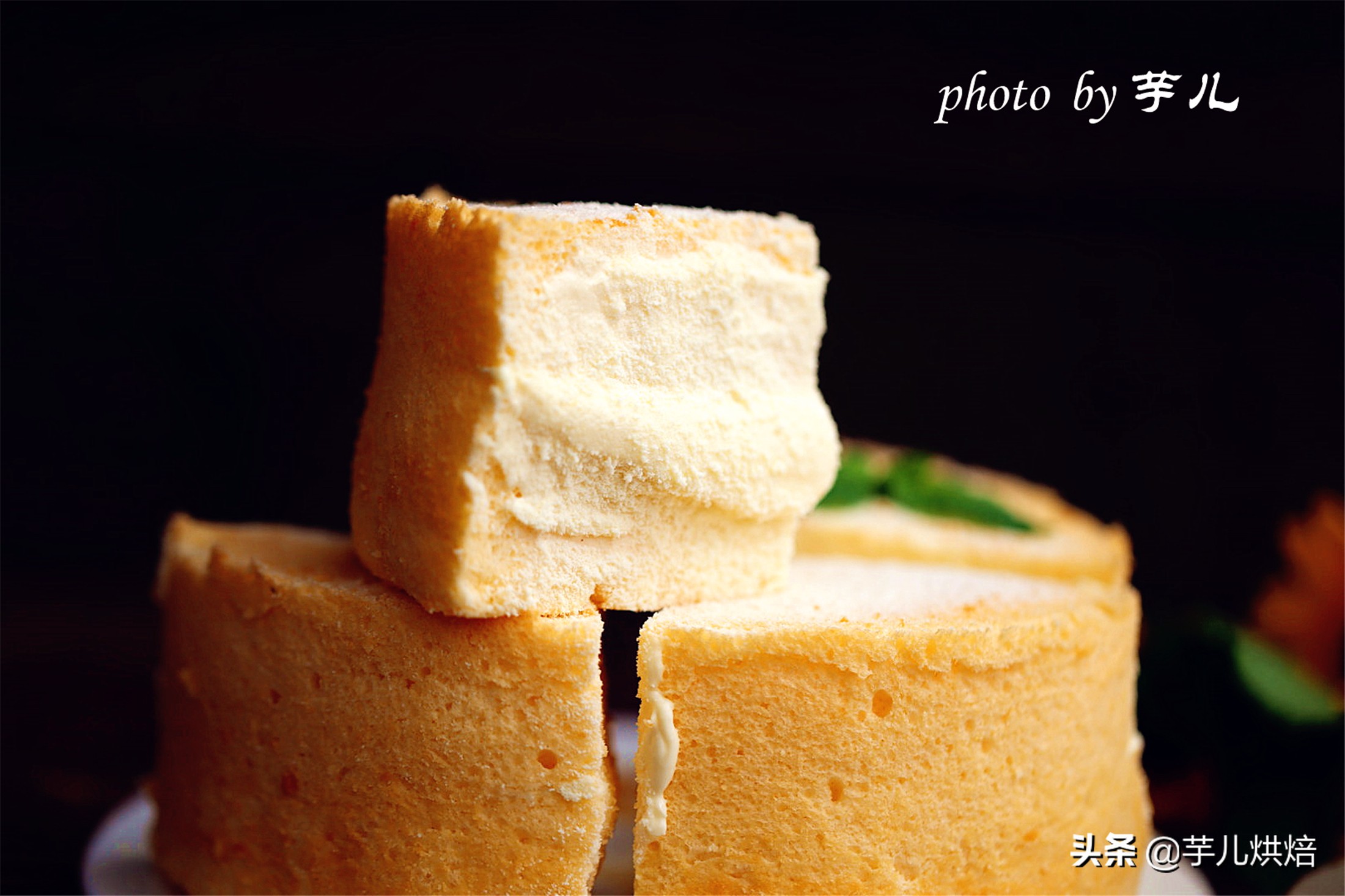 手把手教你做夏日网红单品，日式冰乳酪戚风蛋糕，冰凉轻甜好滋味