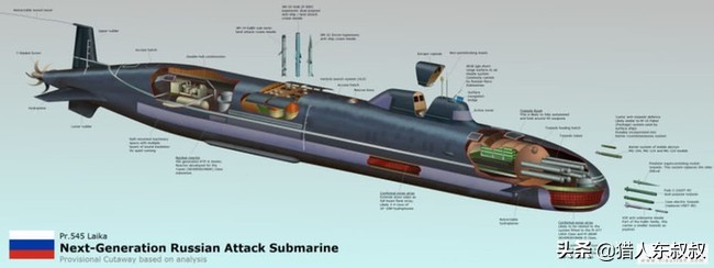 水下“猛犬”——俄罗斯新型第五代545型核潜艇
