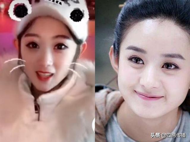 同脸不同命！这些网红和明星撞脸，迪丽热巴的让人惊呼！分不清！