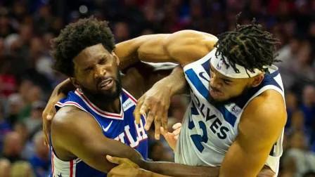 One can't avoid one's enemy, tang Si chops 39+14 madly and 6 foul, enbide is held in the arms fall to be approved heart is too little