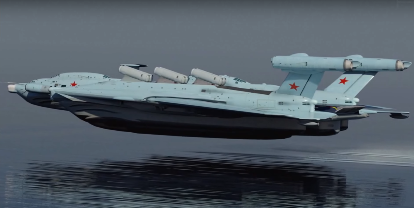 神秘的里海怪物，400公里外能打航母，航速有每小时800千米