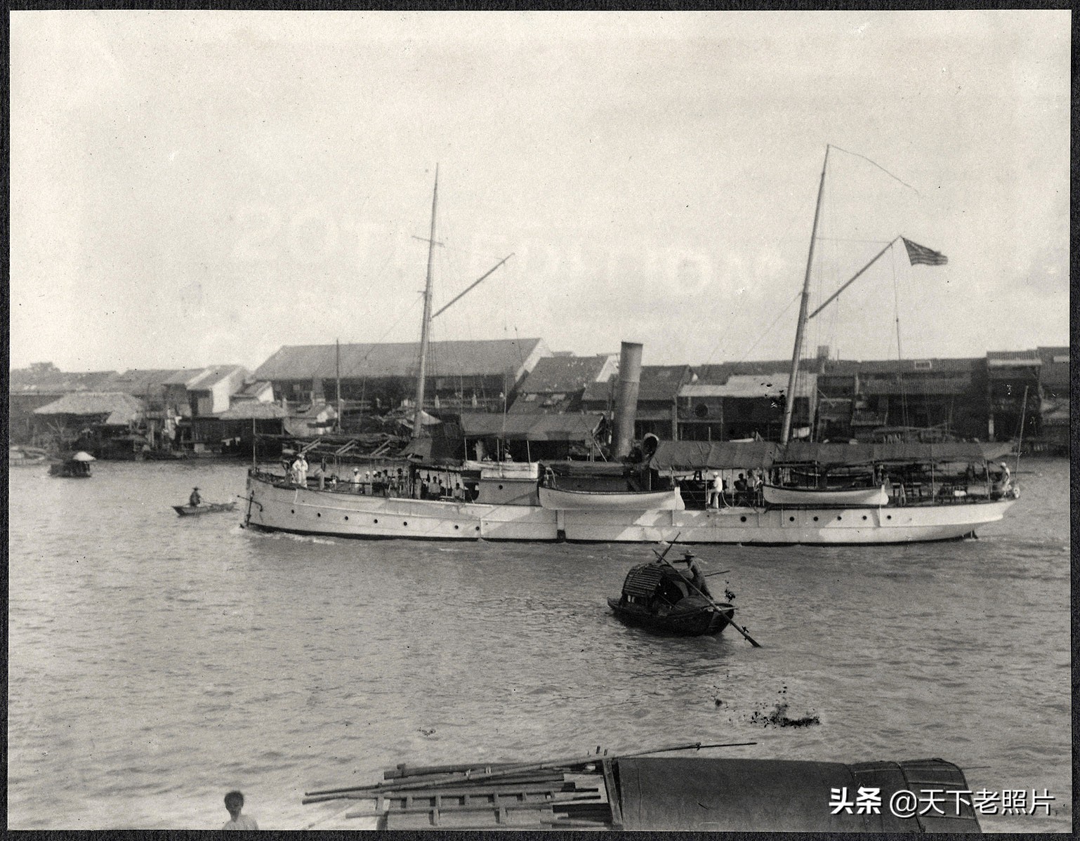 1905年的广州照 美国政府代表团访华时随行拍摄