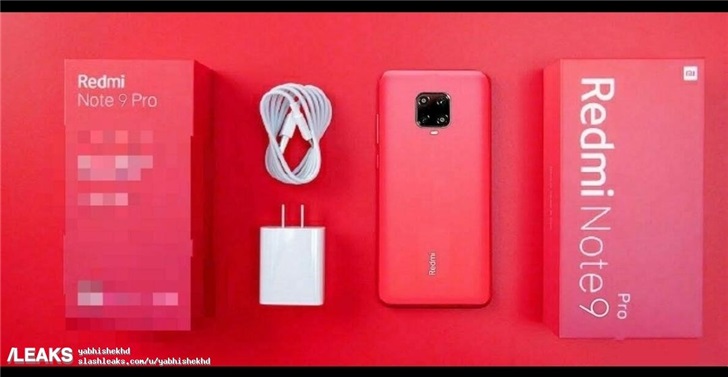 Redmi Note 9 Pro鲜红色版曝出，“集成浴霸”四摄 骁龙720，将要公布