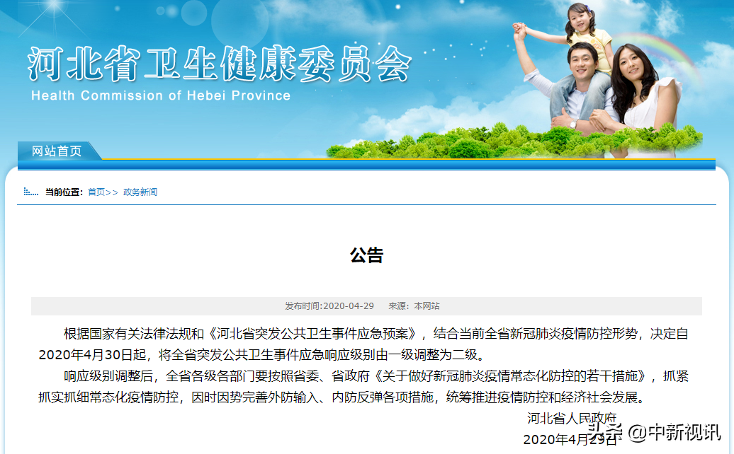 一级响应调整为二级意味着什么？