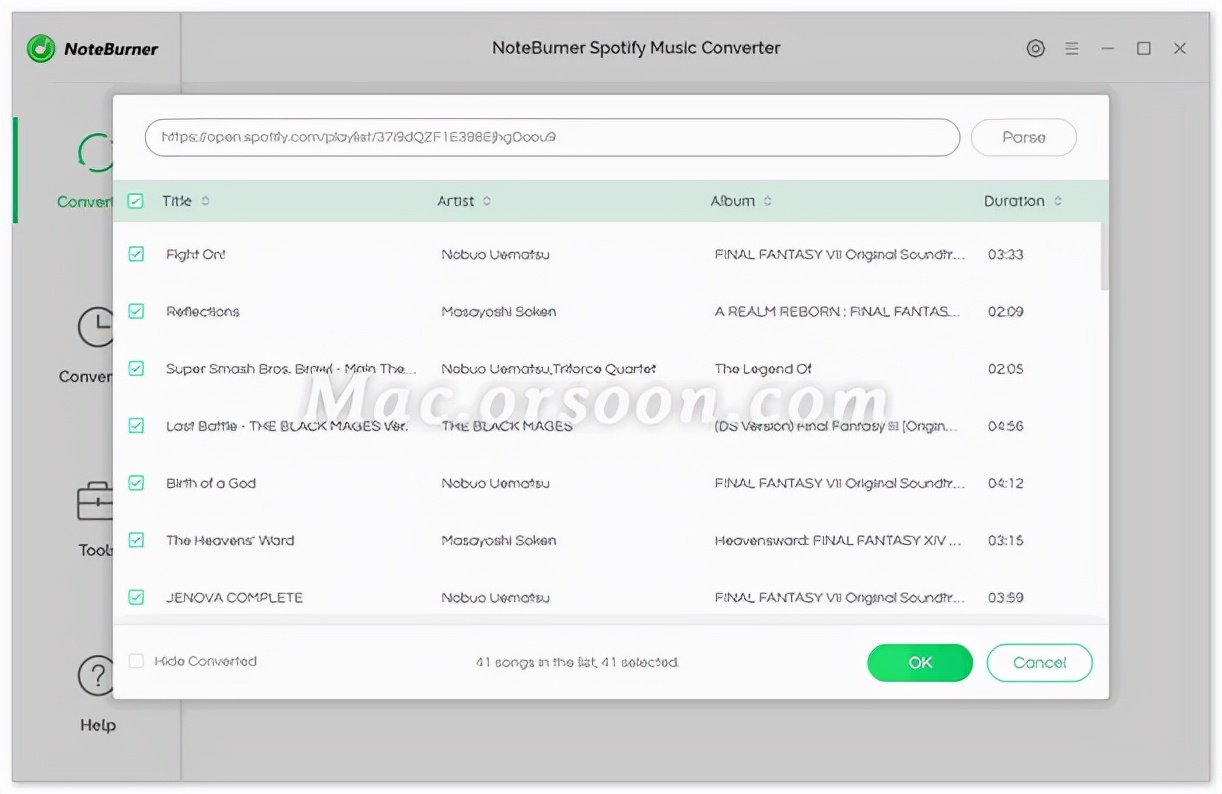 noteburner spotify music converter mac