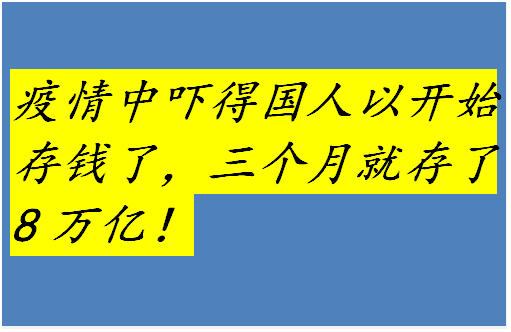 2020第一季度“报复性存款”并不存在