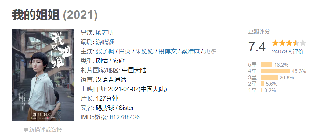 Booking office is broken 100 million, li Yinhe reviews the movie " my elder sister " ! 