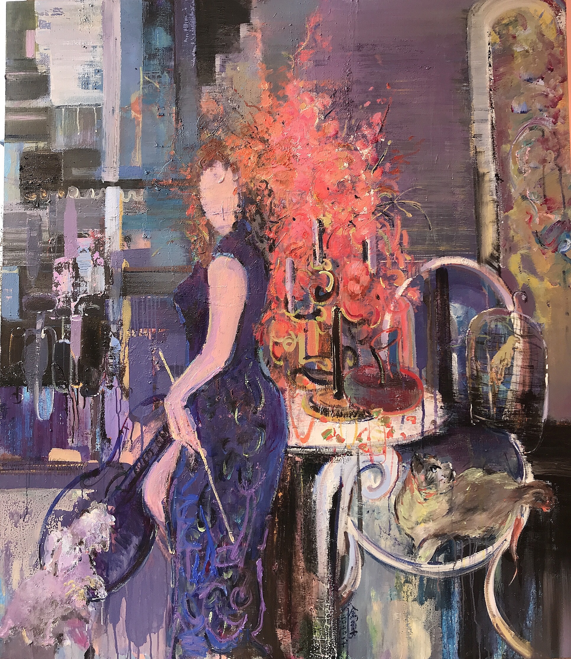 小情节青年油画家张金勇作品赏析