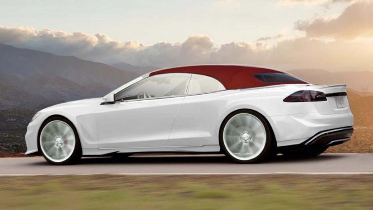 全球首辆特斯拉Model S 双门敞篷车亮相，不要太惊艳了