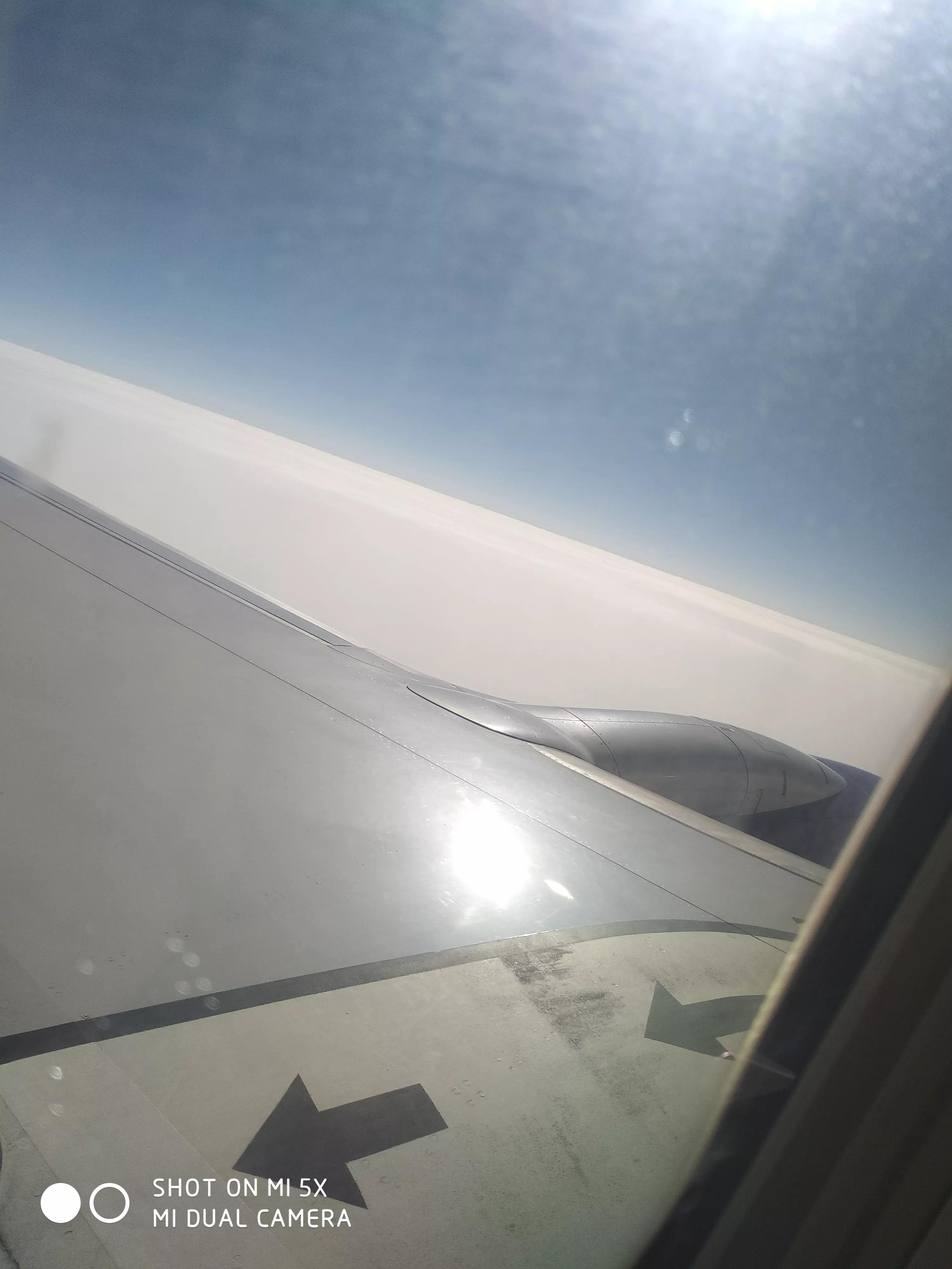 It is what feeling by air for the first time! 