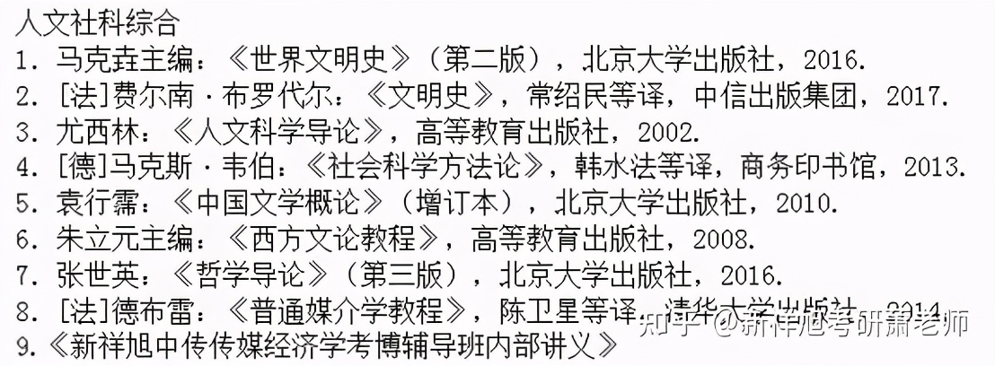 22中国传媒大学互联网信息考博方向、参考书、复试线、大纲及名单