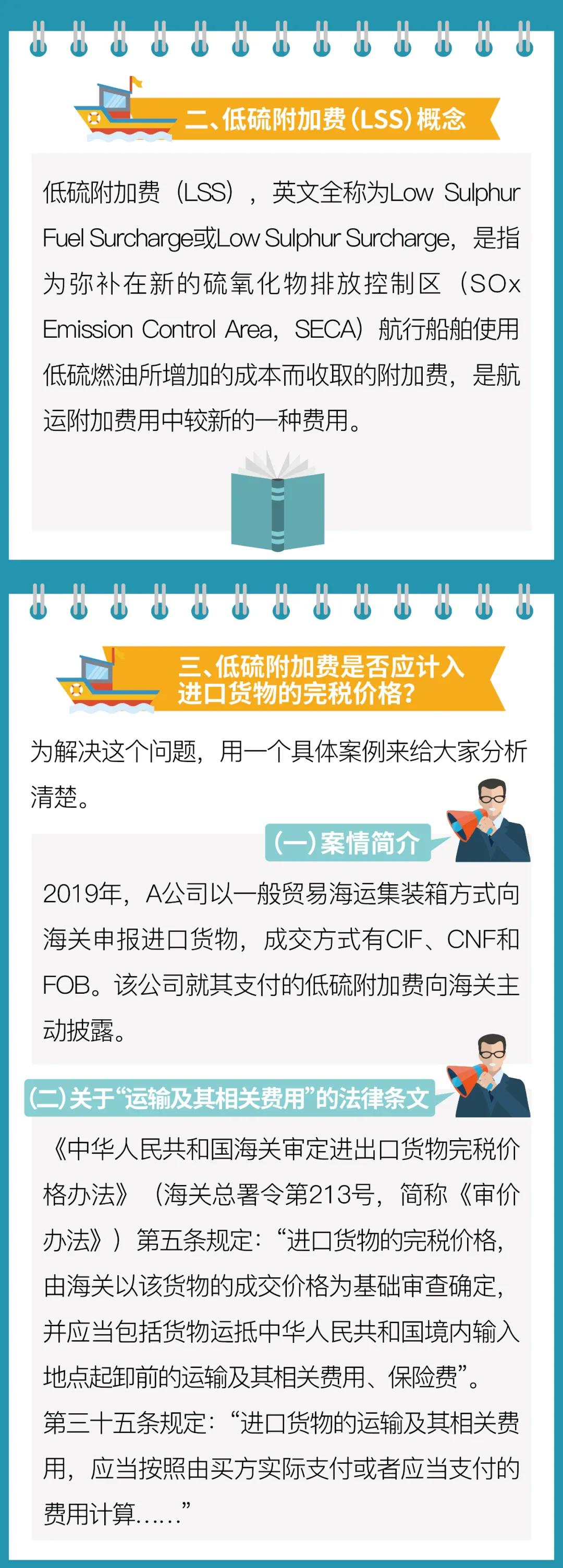 一个案例搞懂航运低硫附加费（LSS）的进口申报问题