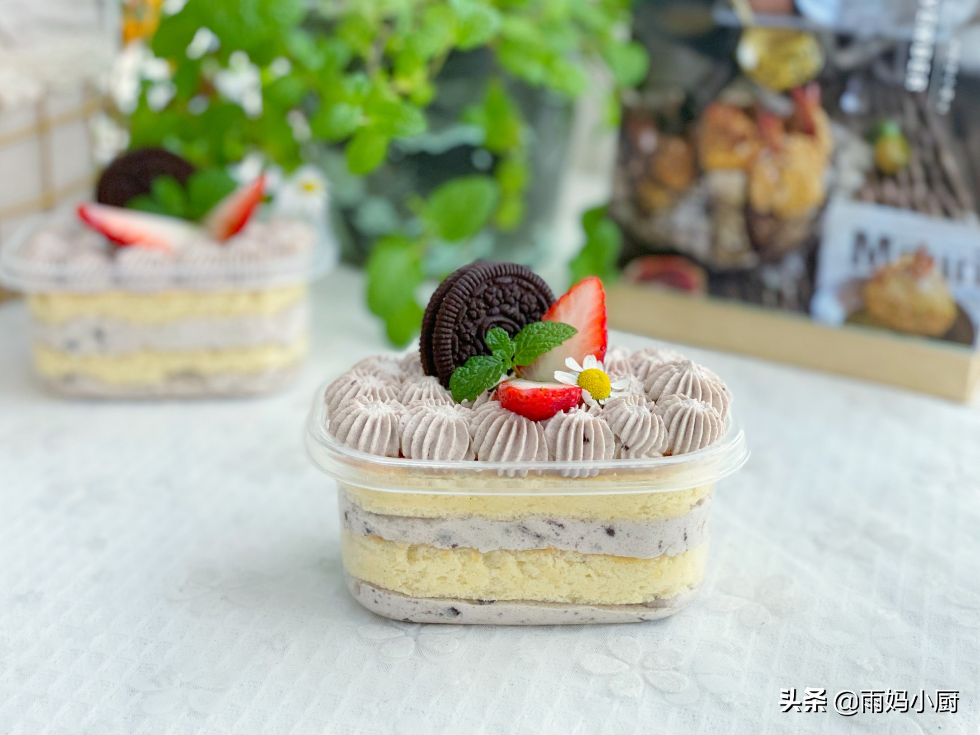 清明踏青時節，分享一款方便攜帶的鹹奶油蛋糕，清爽美味好吃不膩