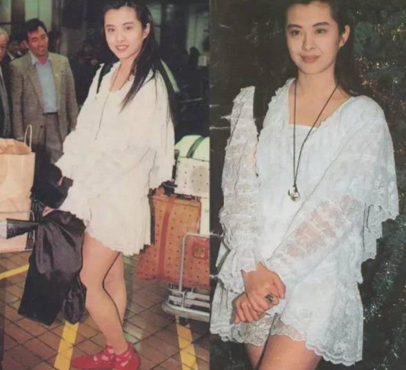 王祖贤罕见晒自拍，树下抱着宠物狗悠然自得，