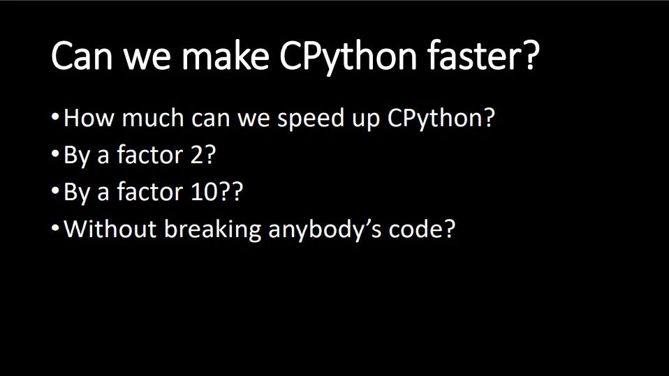 Python 之父爆料：明年至少令 Python 提速1倍