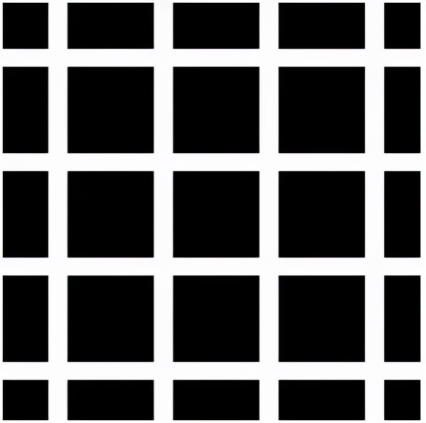 史上最难眼力测试这张图里的12个黑点你永远也找不全