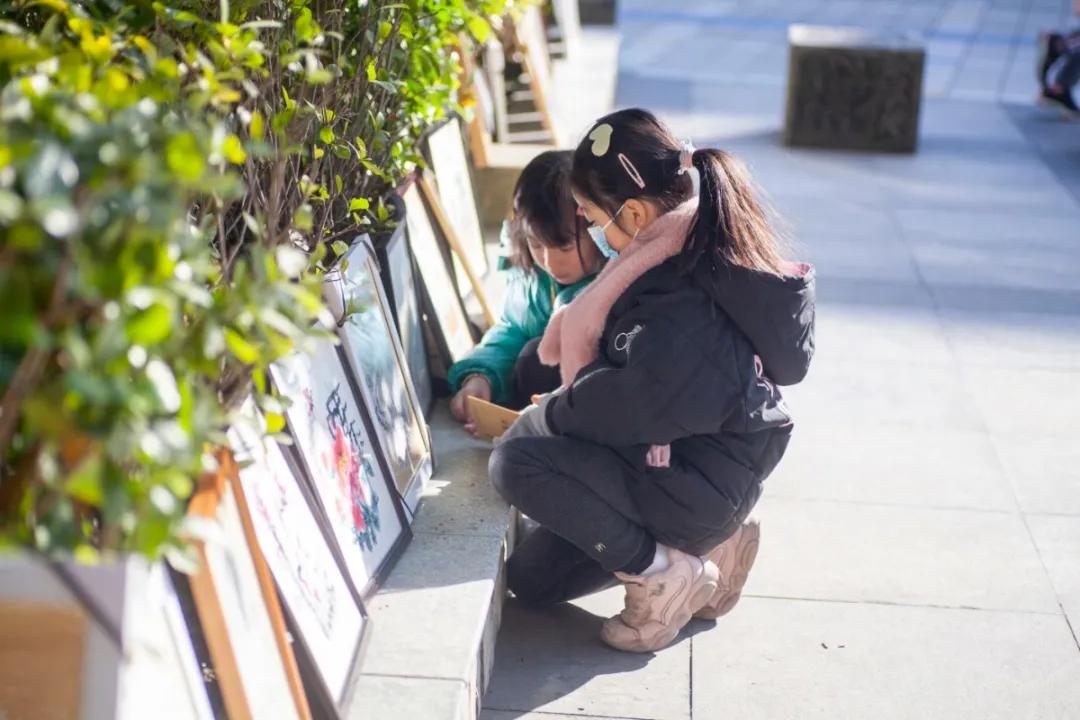 新年有“画”说——天府新区华阳实验小学学科融合诗配画作品展