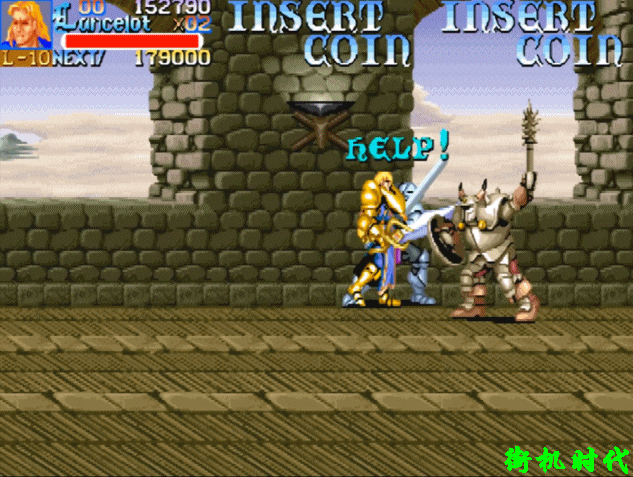 經(jīng)典街機(jī)《圓桌騎士》原來還有一個藍(lán)震，600分寶箱也能打出寶