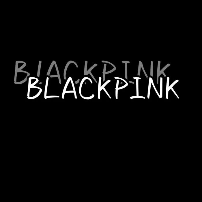 朋友圈背景圖 Blackpink 黑底簡潔 小木的分享 Mdeditor